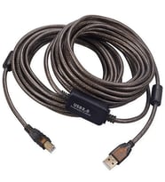 Powermaster PM-29486 Şeffaf Chipset 10 Metre Usb 2.0 Yazıcı Kablosu
