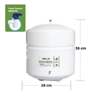 Su Arıtma Cihazı Genleşme Tankı 12 Litre (3.2 G)