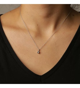 Pırlanta Tektaş Kolye (Altın)