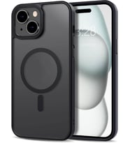 GİYİM & AKSESUAR iphone 13 (6.1) ile uyumlu Kılıf Kamera Korumalı Magsaafe Wireless Şarj Özellikli Mat Şeffaf Kılıf (iphone 13 siyah (6.1))