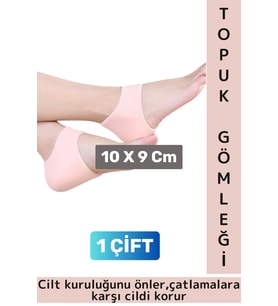 Gündelik Ultra Konforlu Rahat Cilt Kuruluğu Baskı Azaltan Nemlendiren Silikon Topuk Koruyucu Gömlek