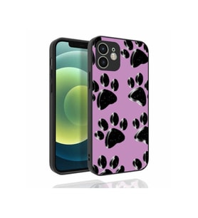 Apple iPhone 12 Uyumlu Kılıf Desenli Kamera Korumalı Parlak Zore Nora Kapak (Model 3)