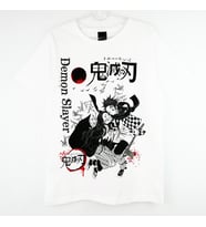 Anime Demon Slayer Beyaz Tişört