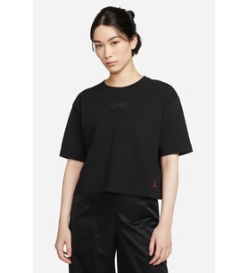 Nike Jordan Heritage Graphic Loose Fit Womens Tee Bol Kesim Kadın Günlük Tişört Siyah