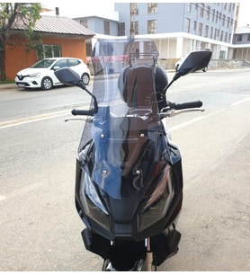 MOTOCAM Kanuni Seha 125 Ön Cam 2022-2026 Model 65cm Füme Renkli 4mm ORTA BOYLU