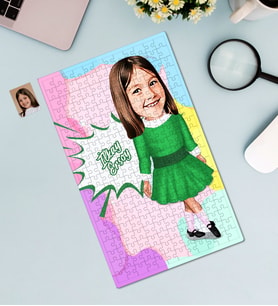 Kişiye Özel 240 Parça Karikatürlü Puzzle