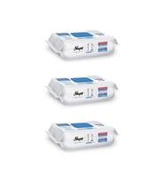 Sleepy Easy Clean Sirke Karbonat Çamaşır Suyu Katkılı Yüzey Temizlik Islak Havlusu - 100'lü 3 Paket