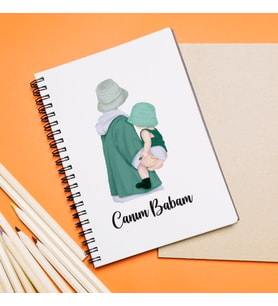 Canım Babam Tasarımlı Defter