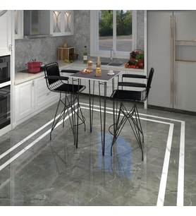Knsz masa sandalye takımı hem105zengin grisyh 070*070 2 sandalye syhsyh kolçaklı sırt minderli