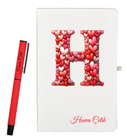 Kişiye Özel Sevgiliye Hediye Defter ve Kalem Hediye Seti