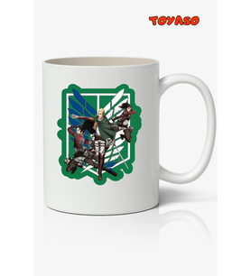Attack On Titan Karakterler Anime Kişiye Özel Temalı Beyaz Kupa Bardak Sevgiliye Arkadaşa Hediye