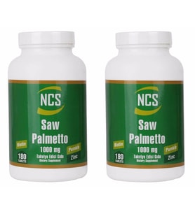 Ncs Saw Palmetto 1000 Mg 180 Tablet Pumpkin Biotin Zinc Complex 2 kutu
