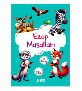 Yuva Ezop Masalları 1.Sınıf Hikaye Seti 10Lu 16şar syf