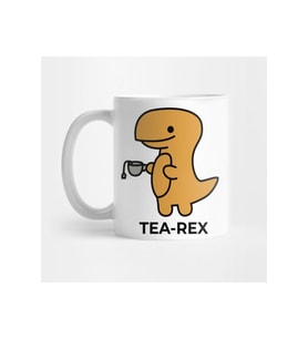 : Printhome Tea Rex Baskılı 1. Sınıf Porselen Kupa Bardak