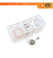Kısa Uzun Far Sis Lambası için 10 Adet BOSCH BASIC Seri 1987302803 12V 60/55W H4 Halojen Far Ampulü