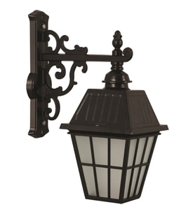 AVONNI BAP-68034-BSY-OP Siyah Boyalı Dış Mekan Aydınlatma E27 Aluminyum Cam 40x23cm