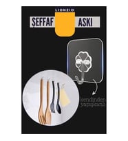 TransForMacion Şeffaf Yapışkanlı Askı Lionzio Design 715702
