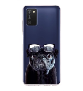 PrintiFy Samsung Galaxy A03S ile Uyumlu 1mm Slim Fit Köpek 3 050f Baskılı Şeffaf  Kılıf