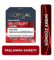 L'Oreal Paris Revitalift Lazer Yoğun Yaşlanma Karşıtı Gündüz Bakım Kremi 50 ml