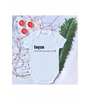 Unisex Bebek Baskılı Teyze %100 Pamuklu Çıtçıtlı Body Zıbın