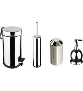 Arçe 5 Lt Çöp Kovası Set Diş Fırçalık Ve Sabunluk