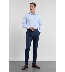 Lacivert Yan Cep Slim Fit Esnek Classic Pantolon 1003255175