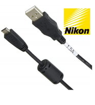Nikon UC-E21 USB Kablo (Distribütör Garantili) (Siyah)