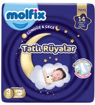 Molfix Tatlı Rüyalar Bebek Bezi 3 Beden 4-9 KG Midi 84 Adet Fırsat Pk
