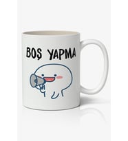 Boş Yapma Baskılı Kupa Bardak Baskılı Kahve Kupa Bardak