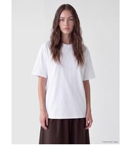 LCW Modest Beyaz Bisiklet Yaka Soft Touch Kadın Tişört