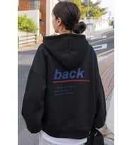 Unisex Back Sırt Baskılı Sweatshirt (Siyah)