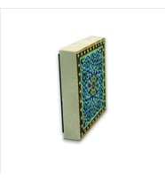 İran Geometrik Mozaiği Baskılı Doğaltaş  Magnet(KD-106)Buzdolabı Süsü