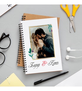 Fotoğraflı İsimli Defter Kişiye Özel