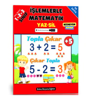 İşlemlerle Matematik YAZ-SİL Kitabı (Okul Öncesi ve 1-2-3. Sınıflar)
