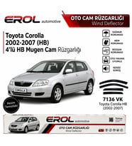 Toyota Corolla (2002-2007) 4'lü HB Mugen Cam Rüzgarlığı