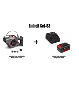 Einhell Set-83(GE-HR 18/30-1 WH Li Akülü Hortum Makarası+18V 4,0 Ah Akü & Şarj Cihazı)