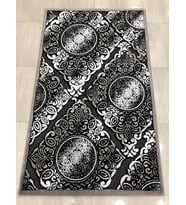 Kaşmir Halı Jade 121X200 Je Z009-02 Gri Siyah Halı !