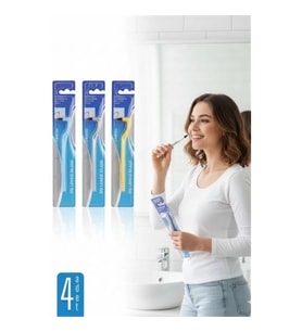 Mey İthalat® 4 lü Diş Taşı Temizleyici Diş Beyazlatıcı ve Diş Silgisi Aile Paketi 722126