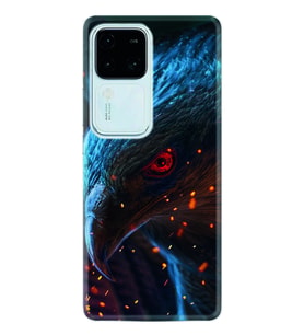 Vivo V30 Kılıf Silikon Desen Özel Seri Şahin 1756