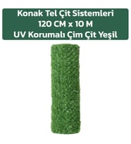 KONAK TEL ÇİT SİSTEMLERİ ÇİM ÇİT 120 CM YÜKSEKLİK 10 METRE UZUNLUK