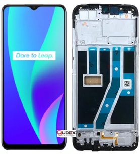 Oppo Realme C2 Lcd Ekran Dokunmatik Çıtalı (RMX1941) (Siyah)