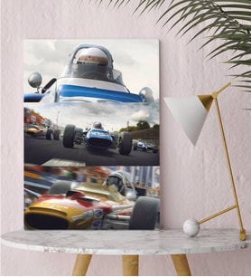 BK Gift Formula 1 Tasarımlı Kanvas Tablo-9
