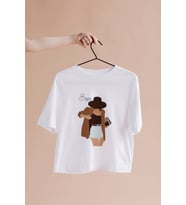Kız Karakter Tasarımlı Tişört Kişiye Özel ( Unisex - Büyük - Çocuk )