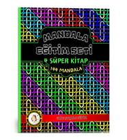 Mandala Boyama Eğitim Seti (4 Süper Kitap)