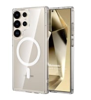 Microsonic Samsung Galaxy S24 Ultra Kılıf MagSafe Clear Soft Şeffaf (Renksiz)