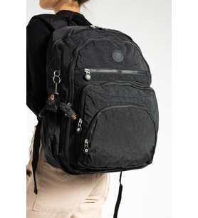 Ultra Hafif Çok Cepli Su Geçirmez Sırt Çantası Unisex Siyah (Model: 571-1E) 