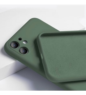 iPhone 11 LANSMAN YENİ NESİL KILIF (Koyu Yeşil)