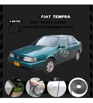 Fiat Tempra Oto Araç Kapı Koruma Fitili 5metre Parlak Siyah Renk