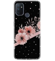 Kılıfland One Plus Nord N100 Kılıf Desenli Silikon Resimli Kapak Flowers Dots Kılıf 1423