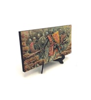 Bizans Şövalyeleri Baskılı MDF Masaüstlük 10X20